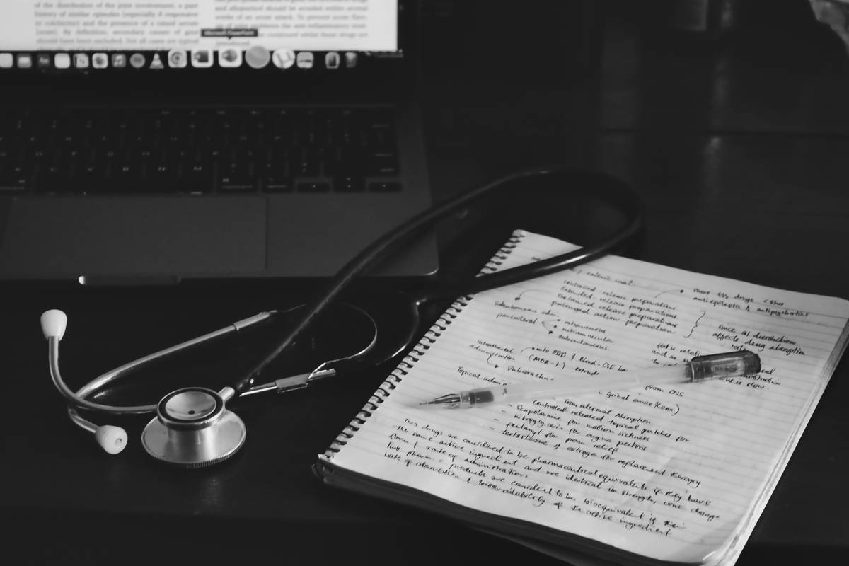 healthcare administration graduate training student analyzing denial rate trends in Excel