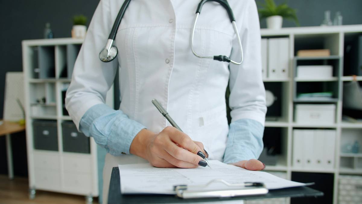 healthcare administration overview pdf showing annotated sample pages with highlighted compliance sections